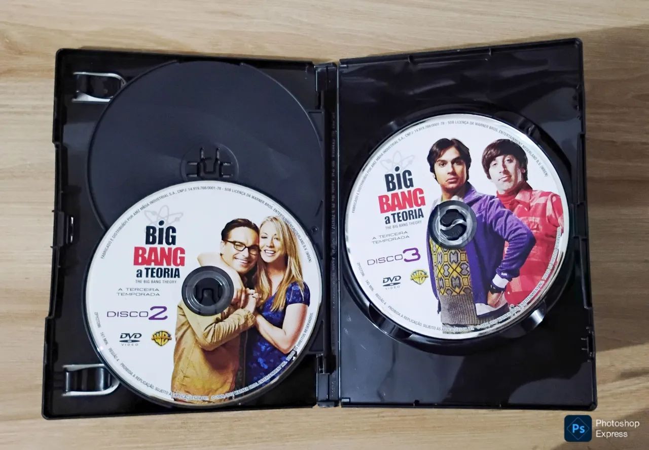Big Bang Theory 3° Temporada Completa 3 DVDs - CDs, DVDs etc