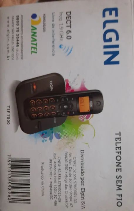 Telefone Sem Fio Elgin TSF 7500 - DECT 6.0 - Foto 3