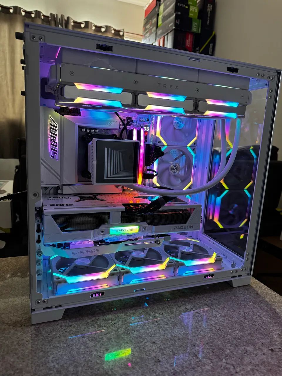 PC GAMER HIG END WHITE NOVO FULL AMD  - Foto 5