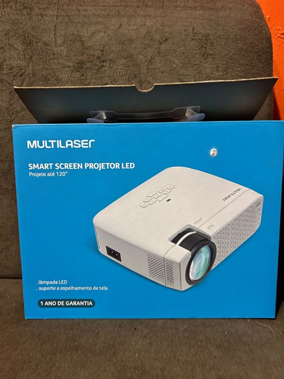Projetor LED Multilaser Smart Screen 120 polegadas