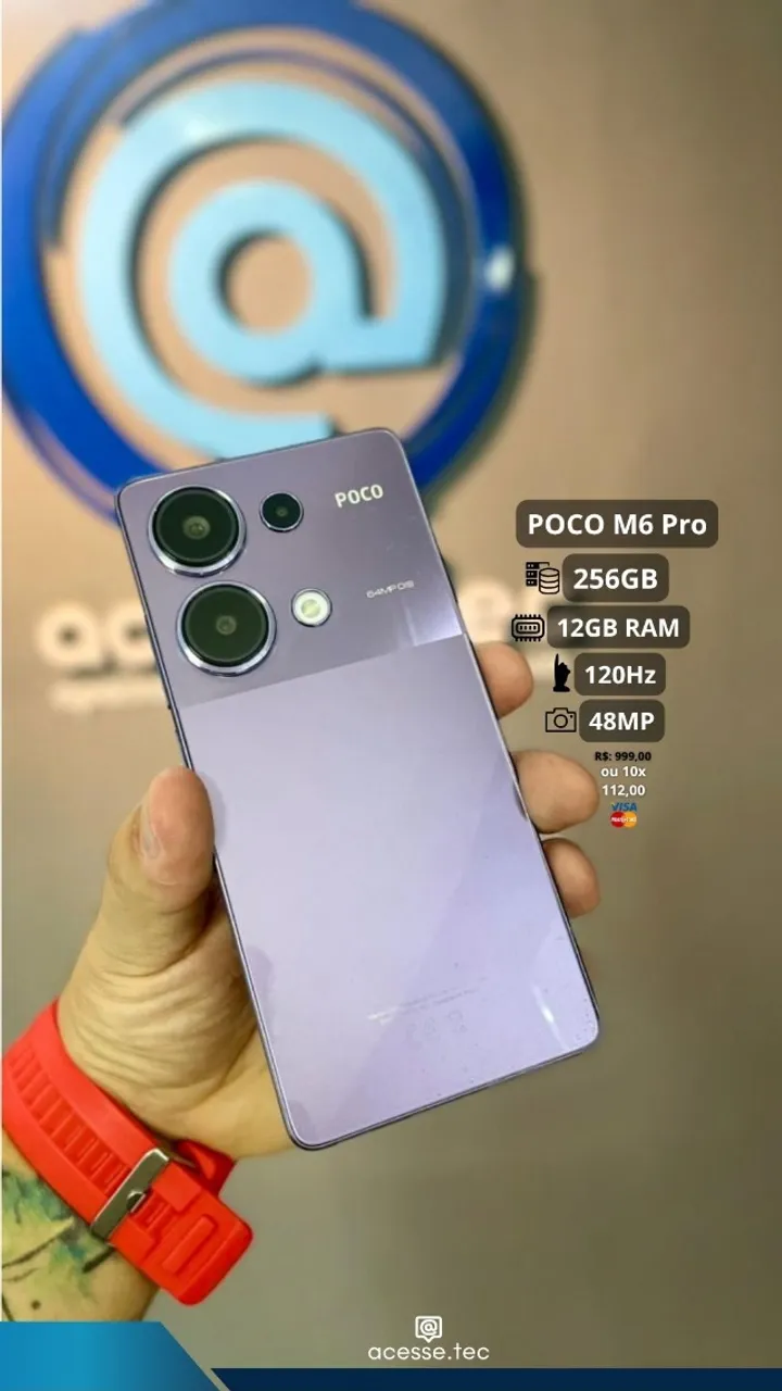 Poco M6 Pro 256gb (Novo)