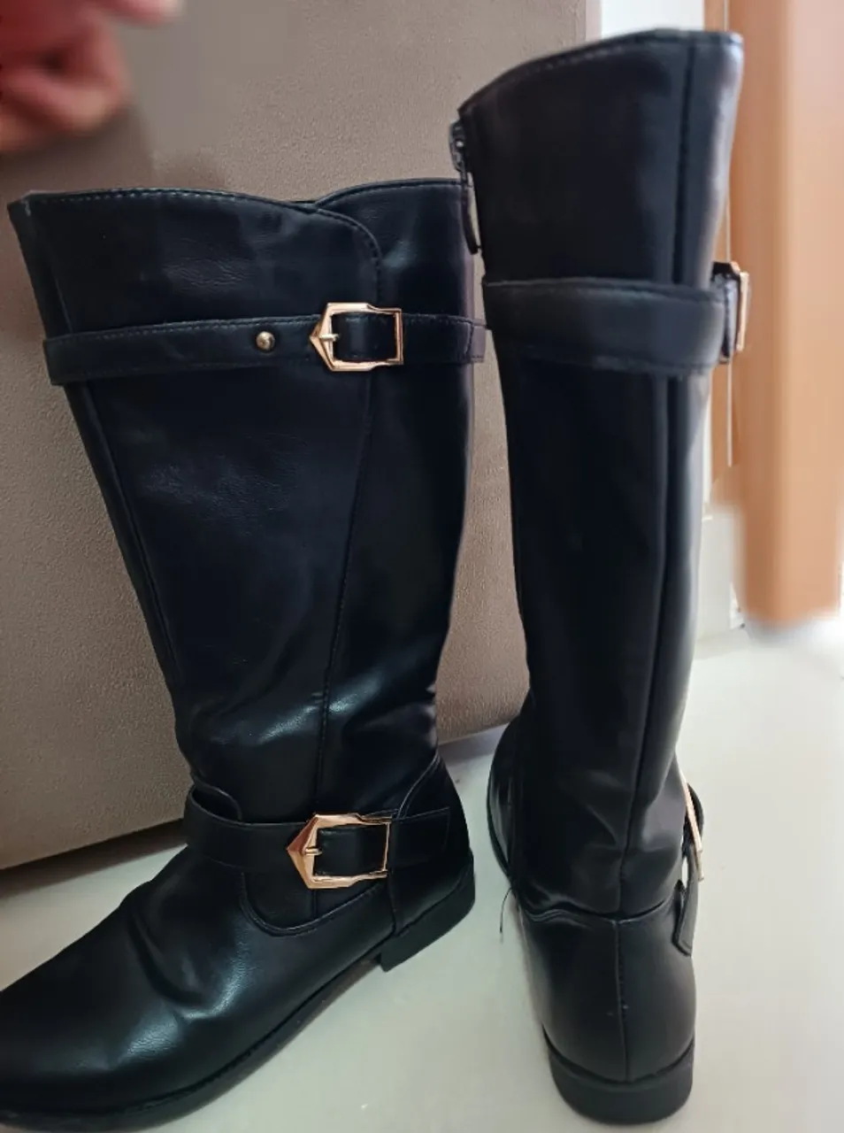 Bota cano longo feminina
