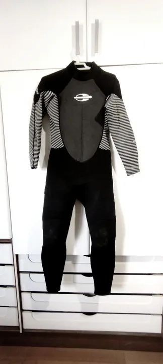 Long Jhon Mormaii EXT 3.2mm backzip ( tamanho PM/MS) -USADO APENAS 2X - Foto 3