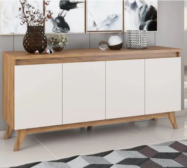 Buffet 4 Portas 156cm Viero Flip 1,56 cm na Pronta Entrega. - Foto 2