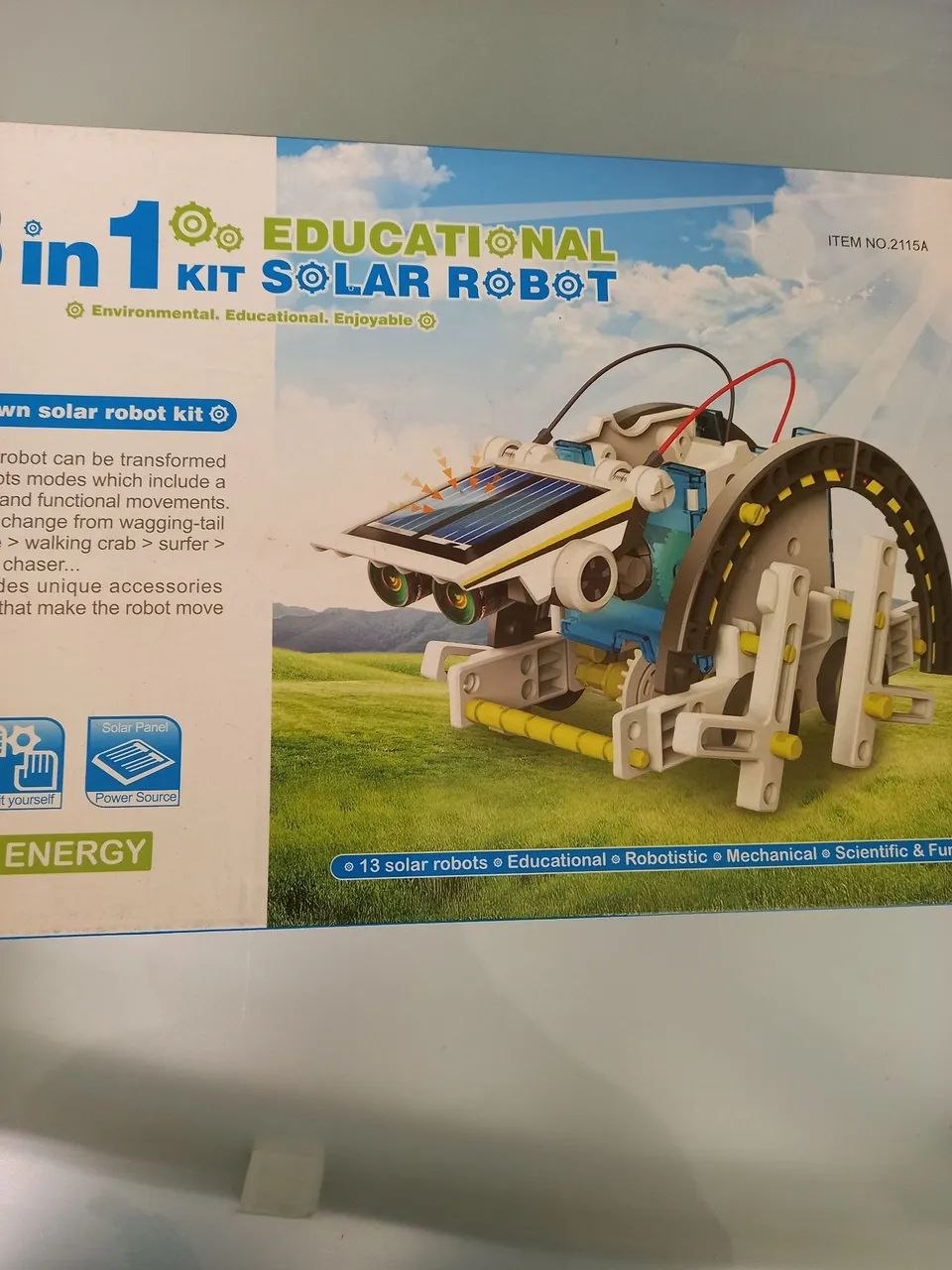 Kit Robô Solar Educacional 13 em 1