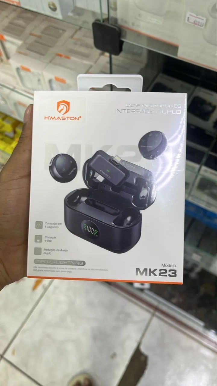 Microfone de lapela profissional - ENTREGA A DOMICÍLIO 