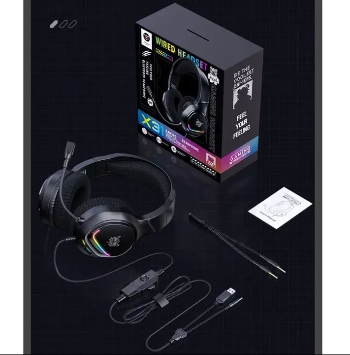 Headset Onikuma X31 RGB - Foto 3