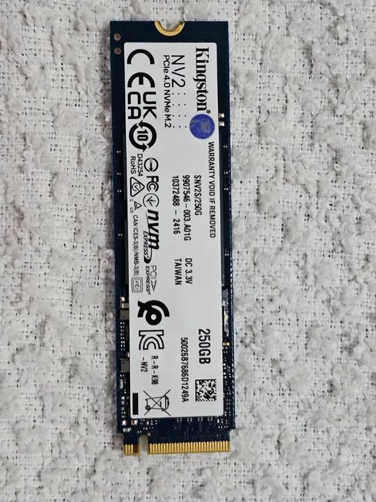 SSD Kingston NV2 250GB PCIe 4.0 NVMe M.2