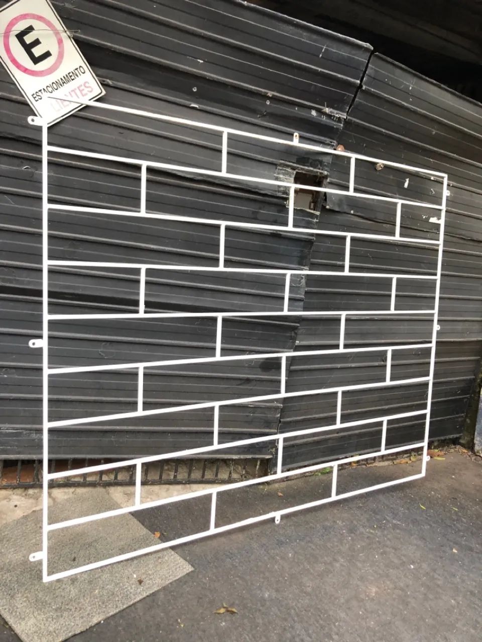 Grades de janela proteção de ferro 