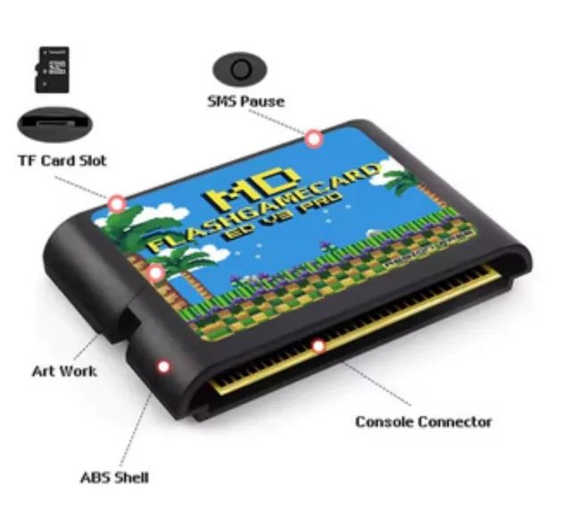 cartucho multi jogos flash card mega drive v3 - Foto 5