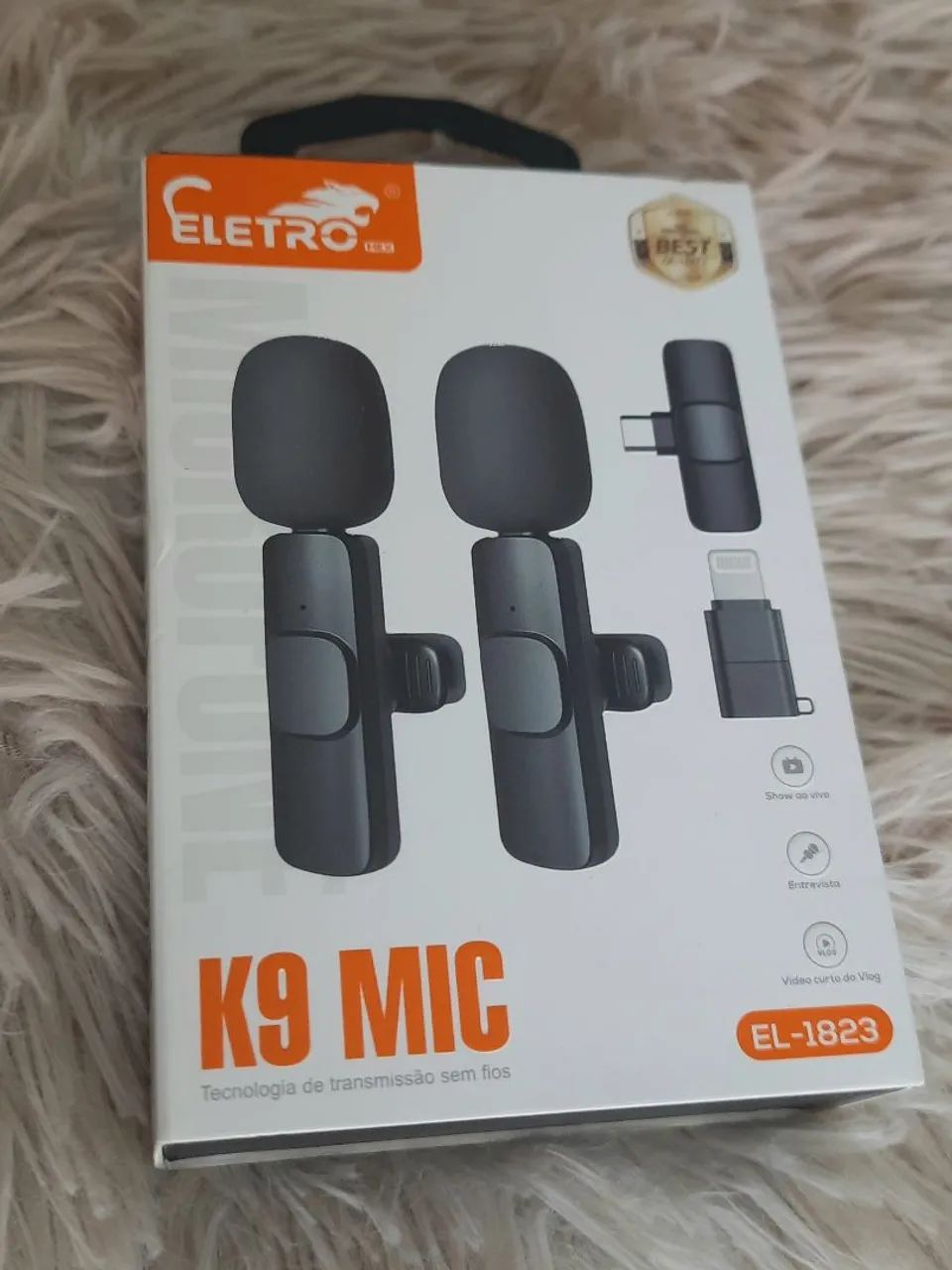 Microfone Sem Fio lapela para Celular - Gravação de Áudio de Alta Qualidade - Foto 4