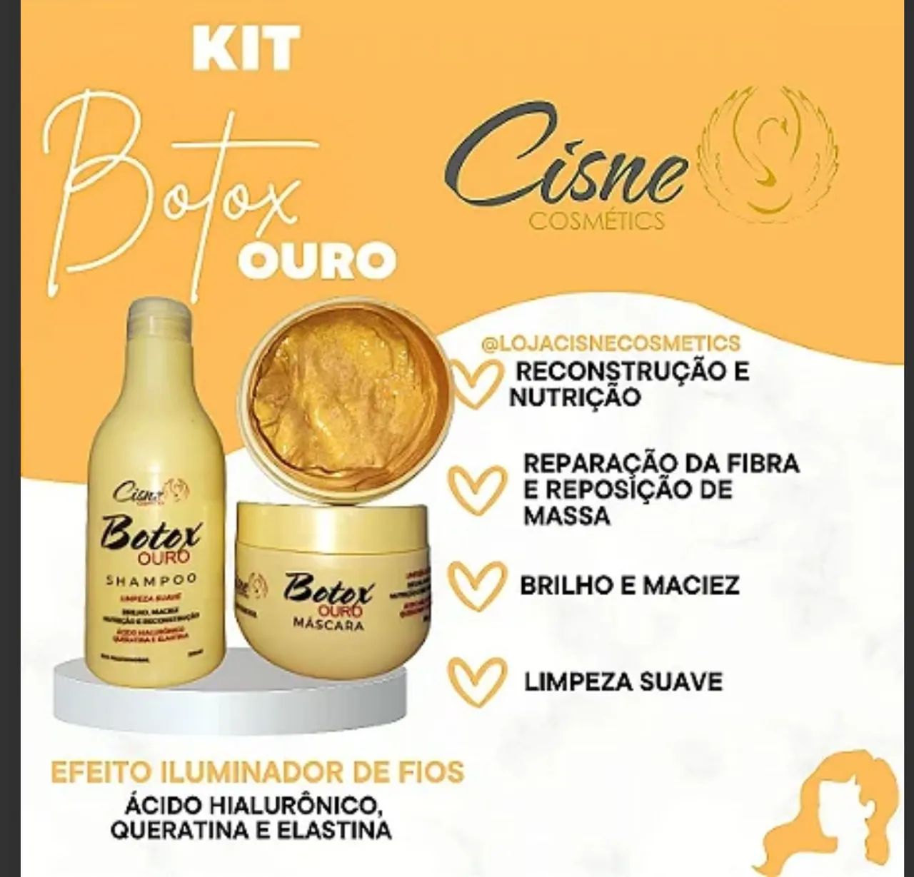 KIT ABSOLUT REPAIR CLIENTE CISNE COSMETICS - Foto 2