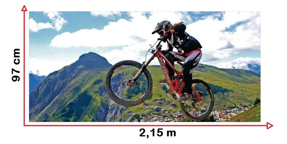 Painel Banner Lona  Fotográfica 2,15 m  X  97 cm