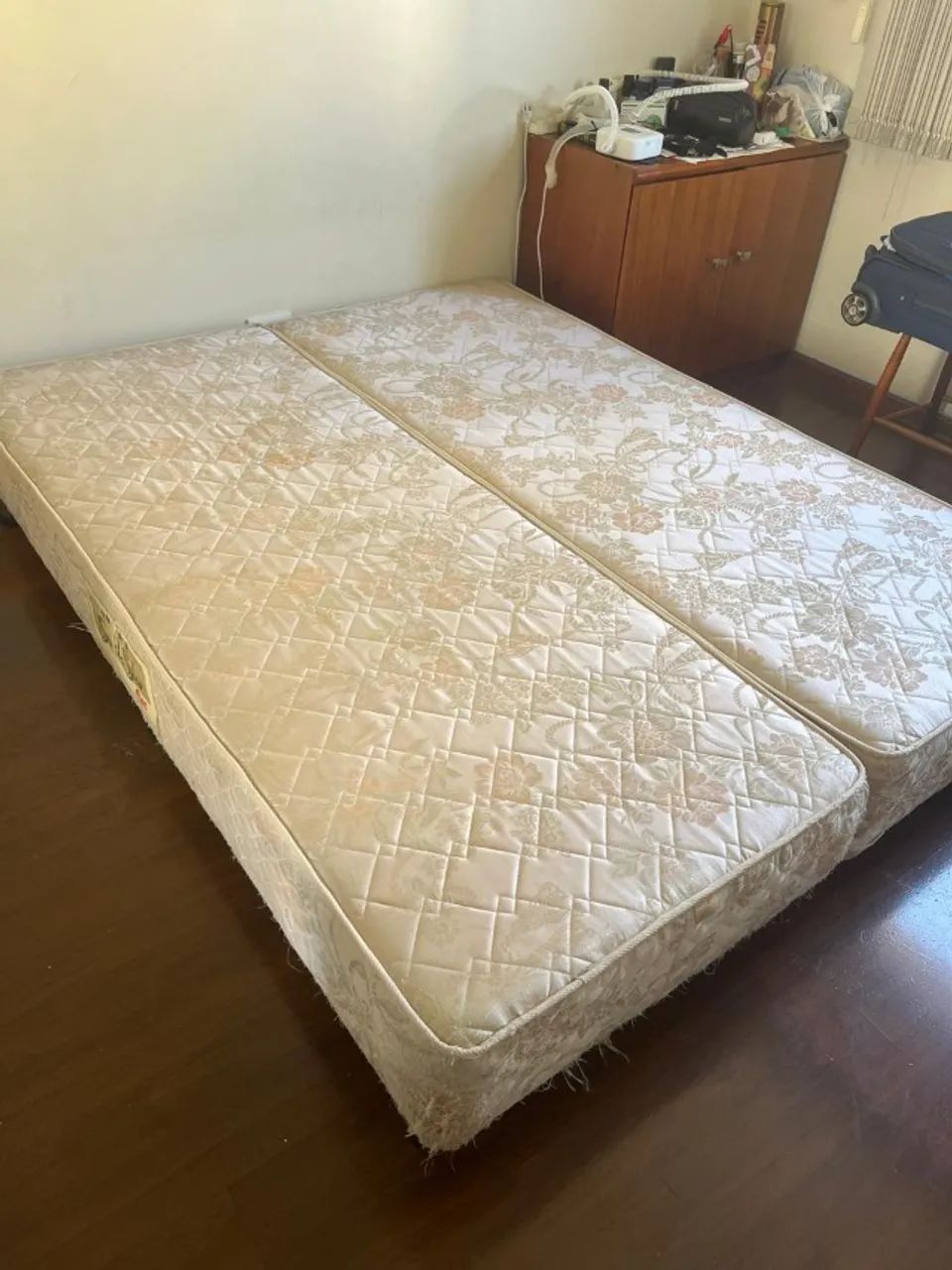 Cama de casal king size - colchão Castor Golden Star, 198 x 156 x 35                       - Foto 2