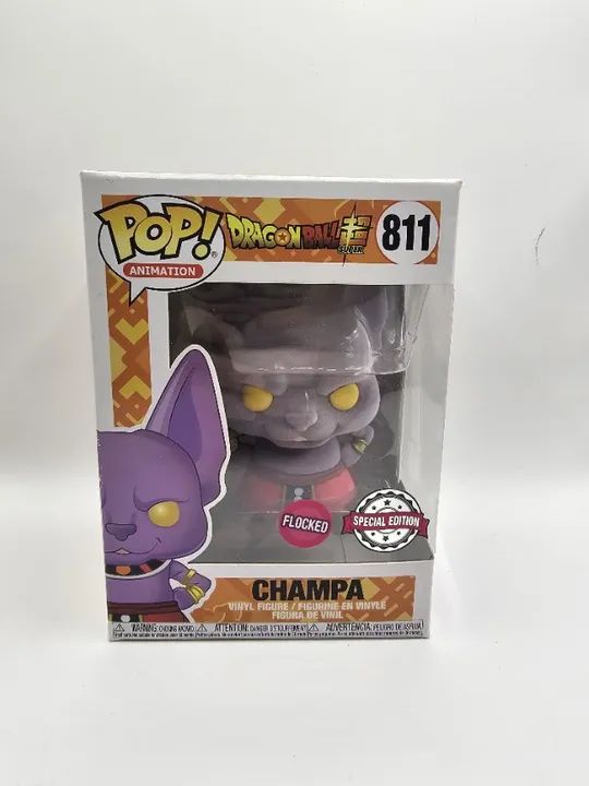 Funko Pop Dragon Ball Super! Champa #811 - Flocked