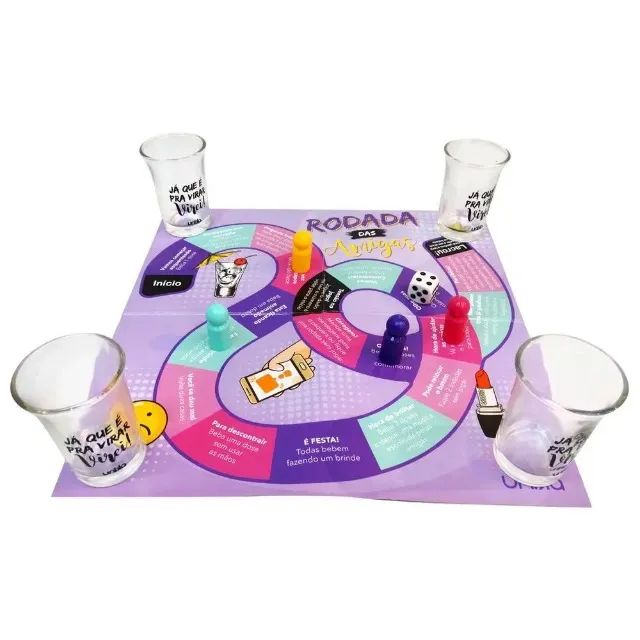 Jogo Rodada das Amigas - Jogo de Bebidas (Drinking Game) - Foto 5