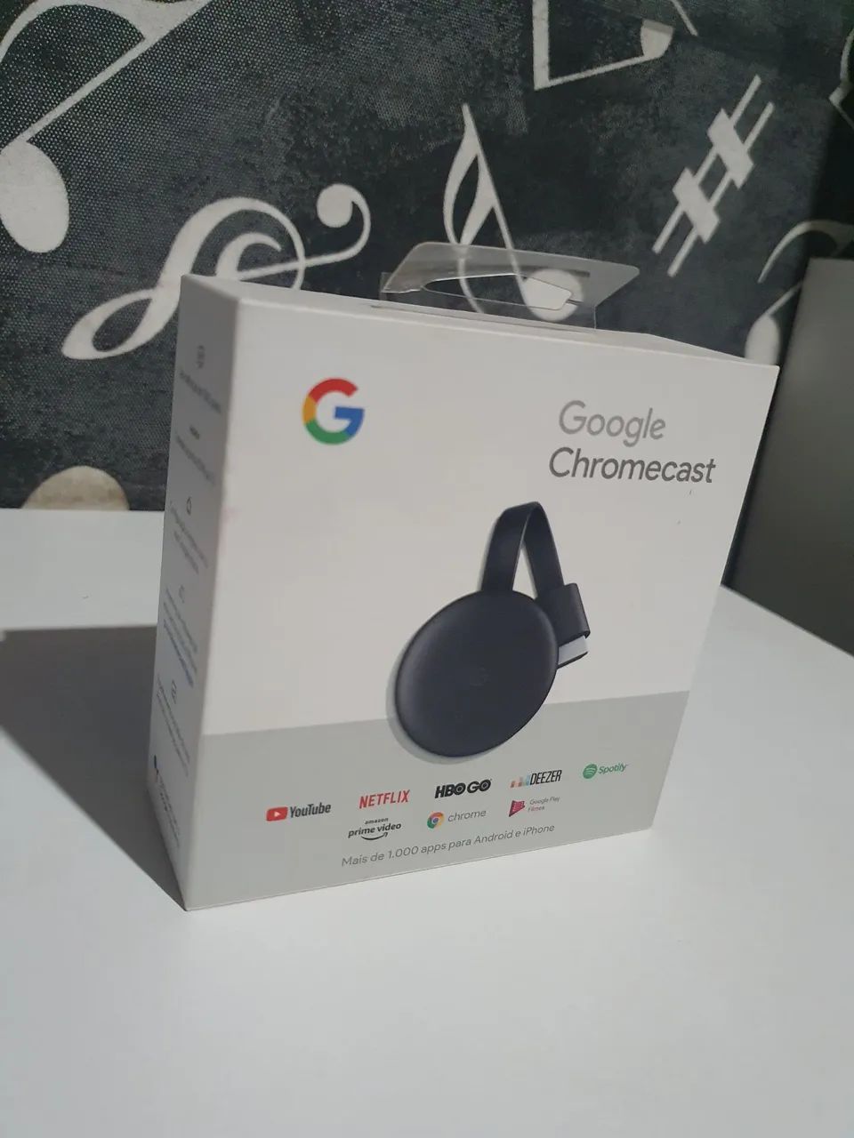 Chromecast  Original 3° geração R$ 260,00 - Foto 3