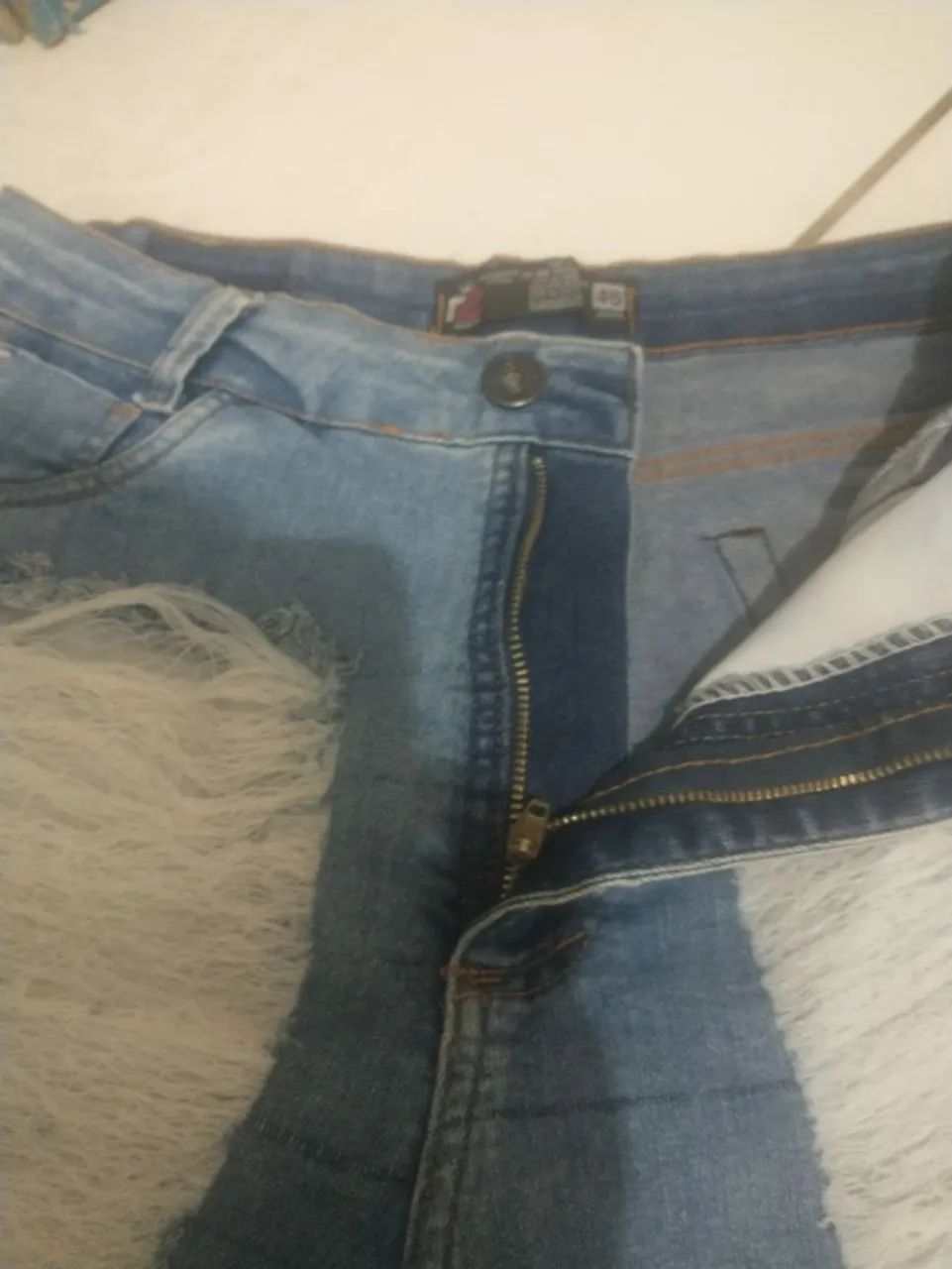 Short jeans desfiado muito lindo  - Foto 2