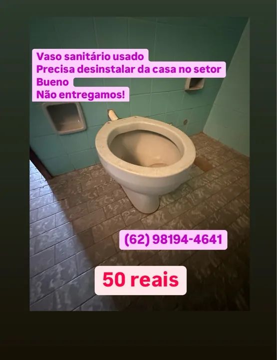 Vaso sanitário usado 50 reais cada  - Foto 2