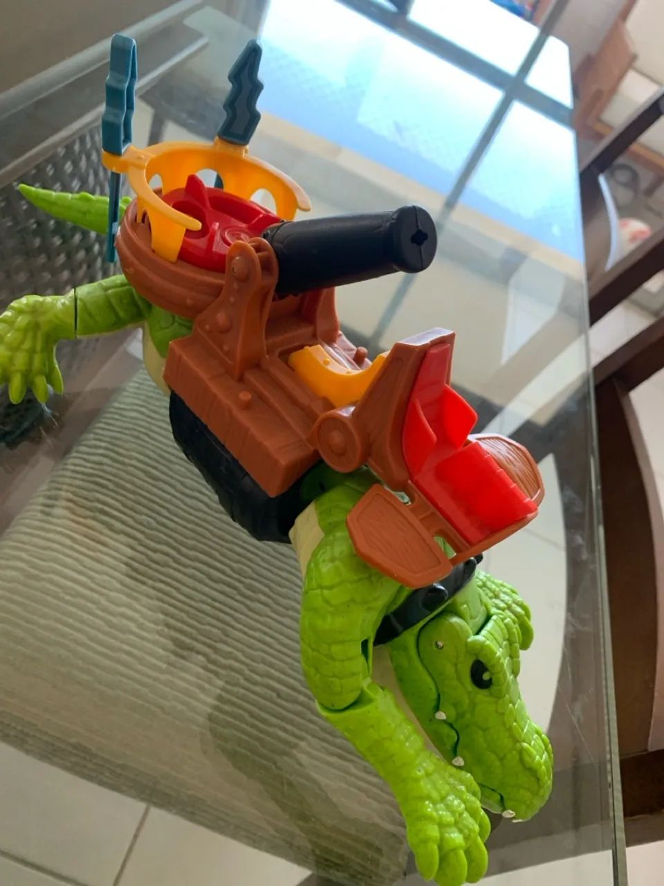Crocodilo pirata imaginext