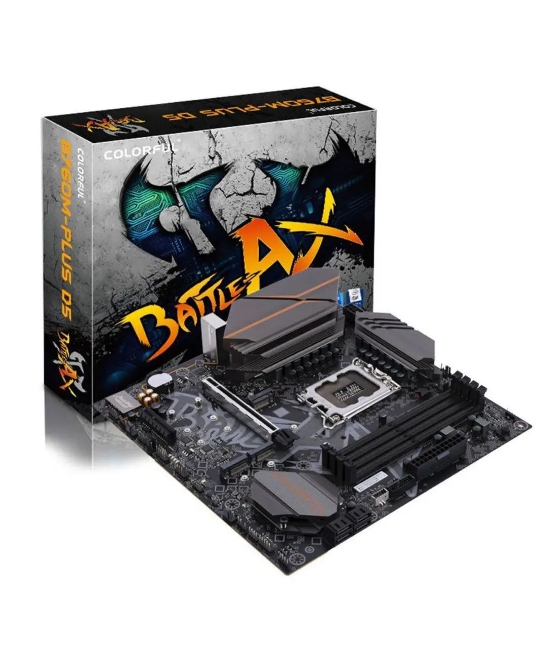 Placa Mãe Colorful Battle-AX B760M-Plus D5 V20, Chipset B760M, Intel LGA 1700, MATX, DDR5
