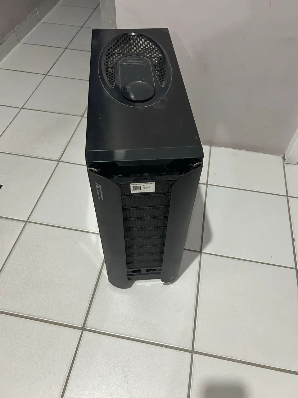 Gabinete gamer thermaltec seminovo sem fonte