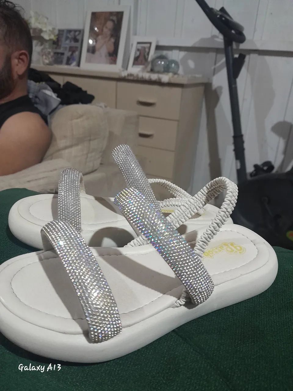 Sandália brilhante - Foto 2