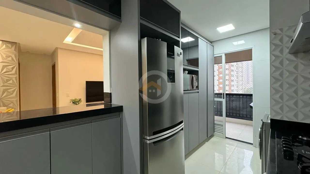 Apartamento 70m três quartos uma suíte,1 vaga de garagem em Jardim Goiás, Goiânia/GO