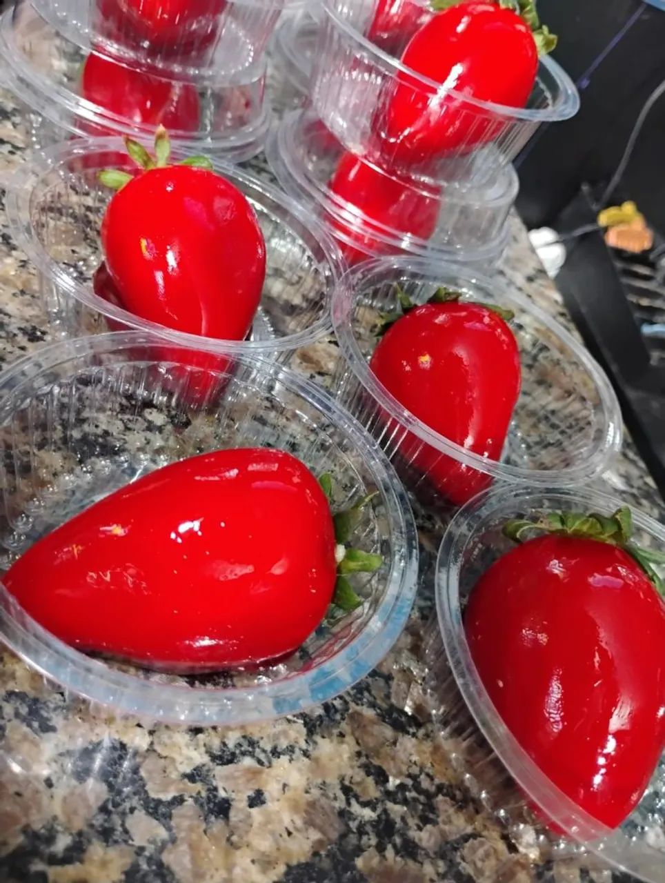 Morangos frescos embalados. Morango do amor  - Foto 6