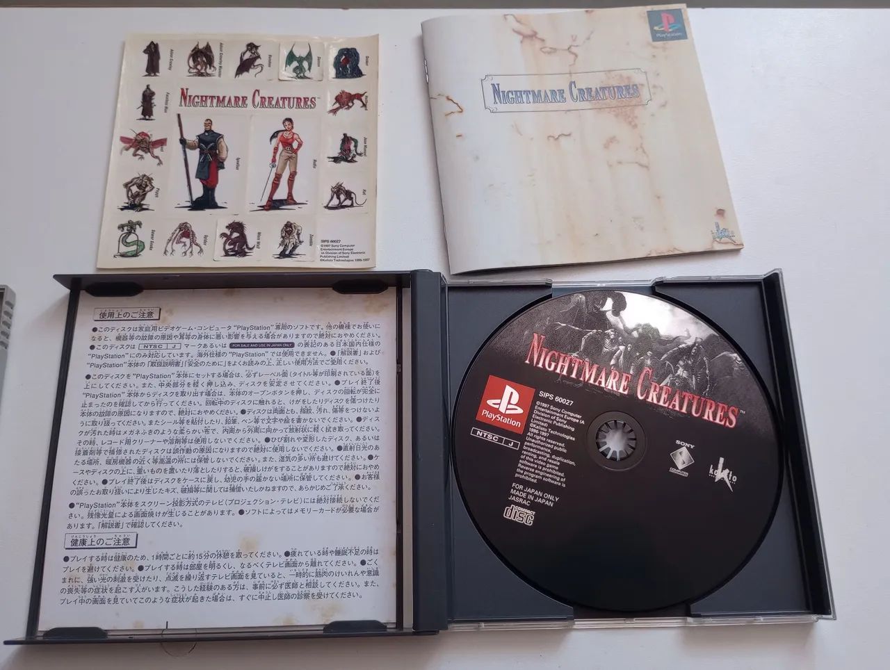 Nightmare Creatures - Playstation 1 original jp - Foto 2