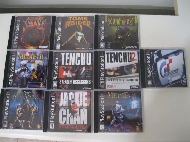 Jogos de ps1 com estojo de CD genericos - Foto 3