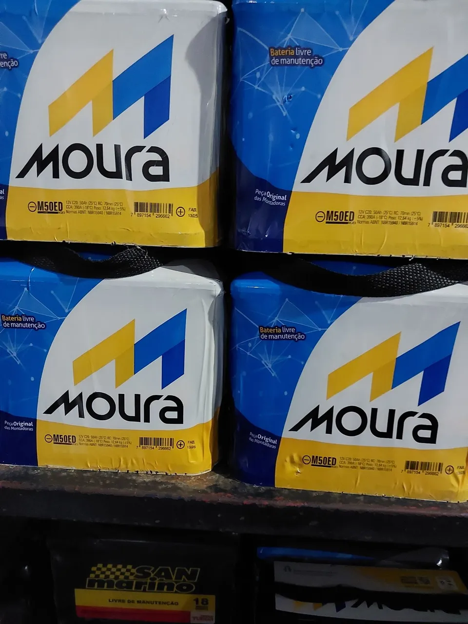 Bateria Moura M50ED - Livre de Manutenção
