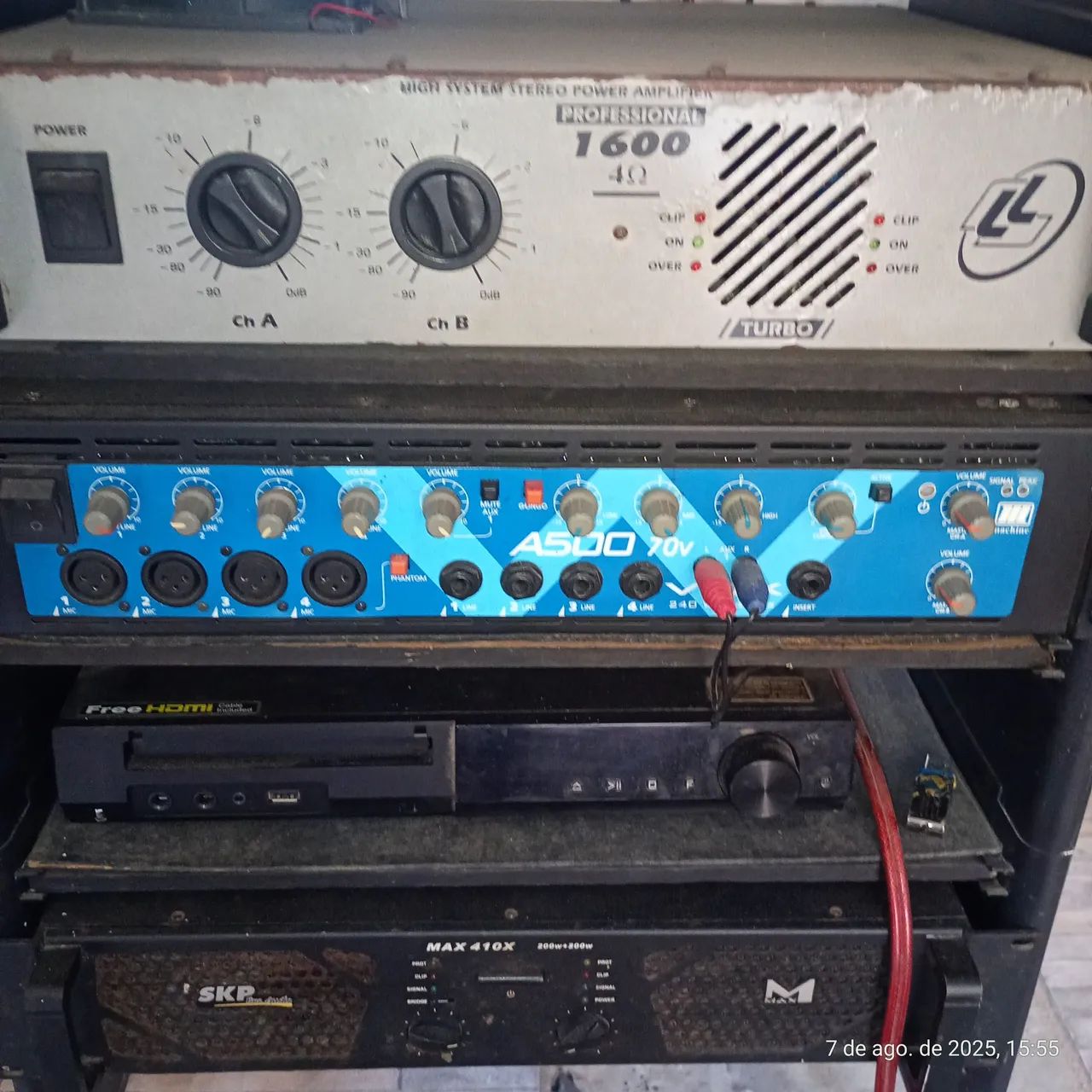 Amplificador azul