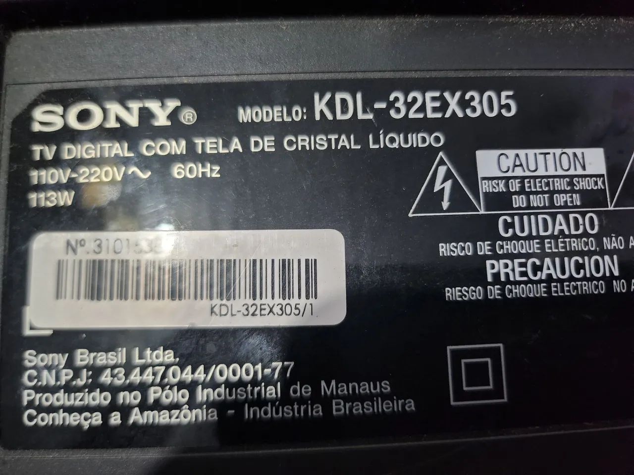 Placas da tv Sony Kdl32ex305 funcionando todas - Foto 3