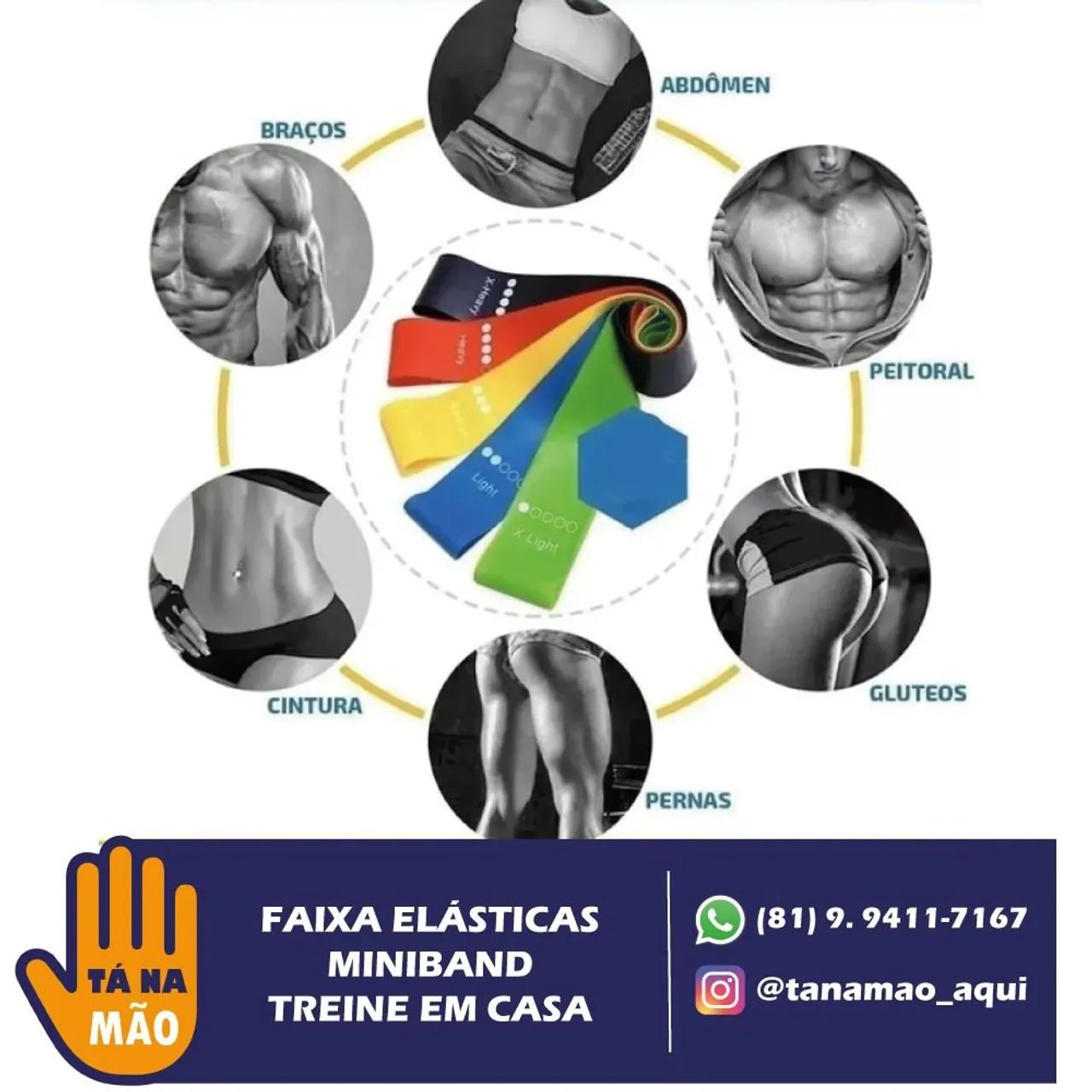 MiniBand faixas elásticas - 5 níveis  - Foto 2
