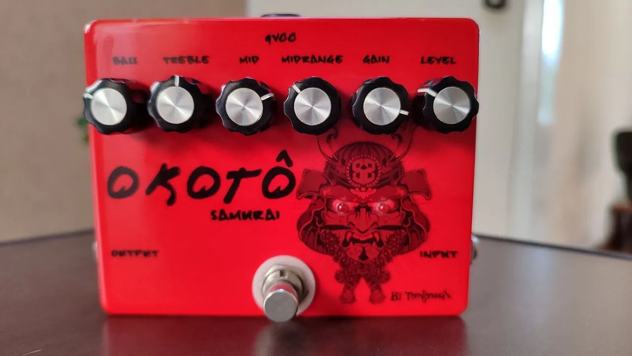 Pedal Okotô Samurai - Distorção e Overdrive - Instrumentos