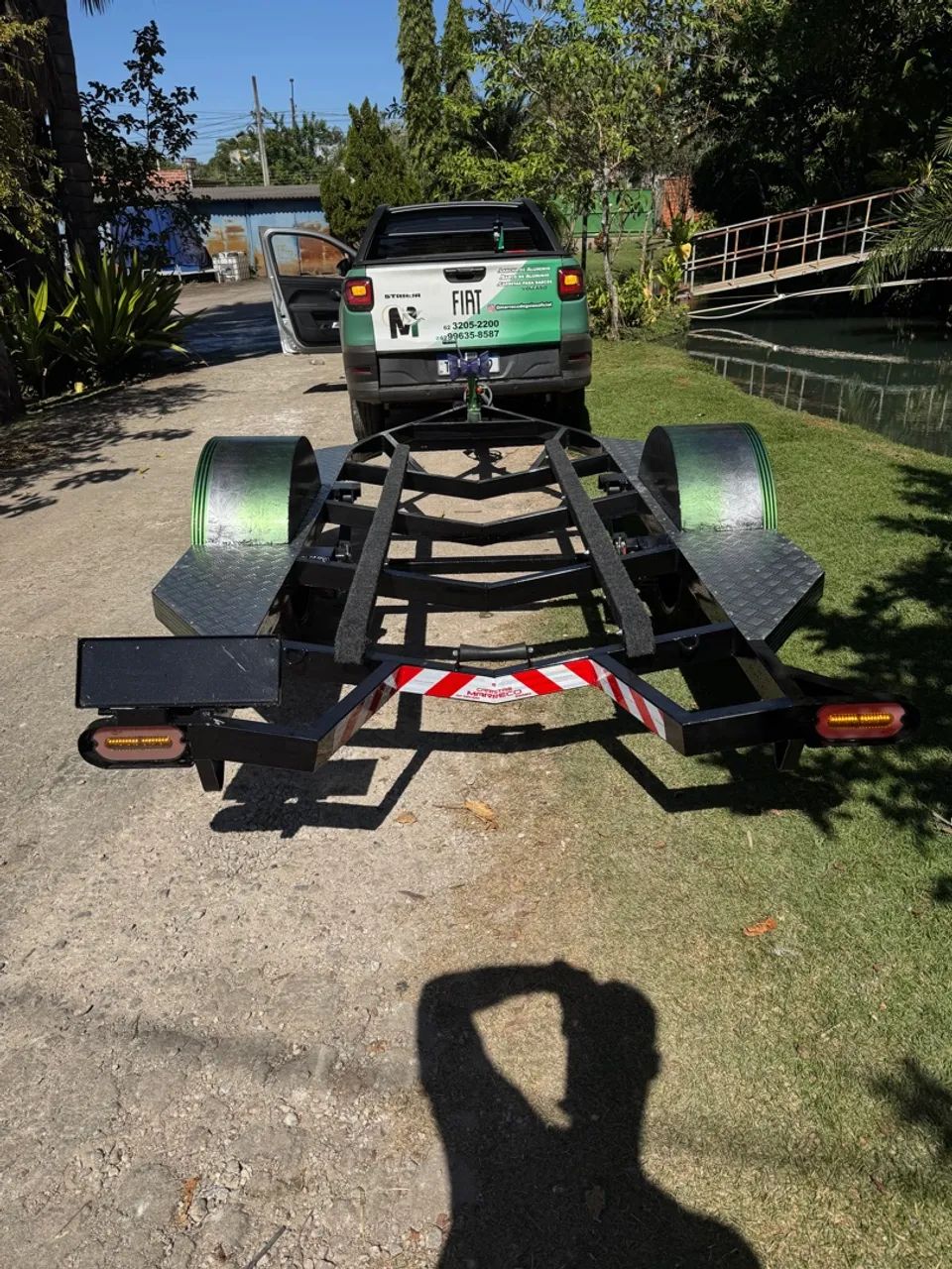 Carretinha reboque Marreco de Goiás para jet-ski moto aquática - Foto 2