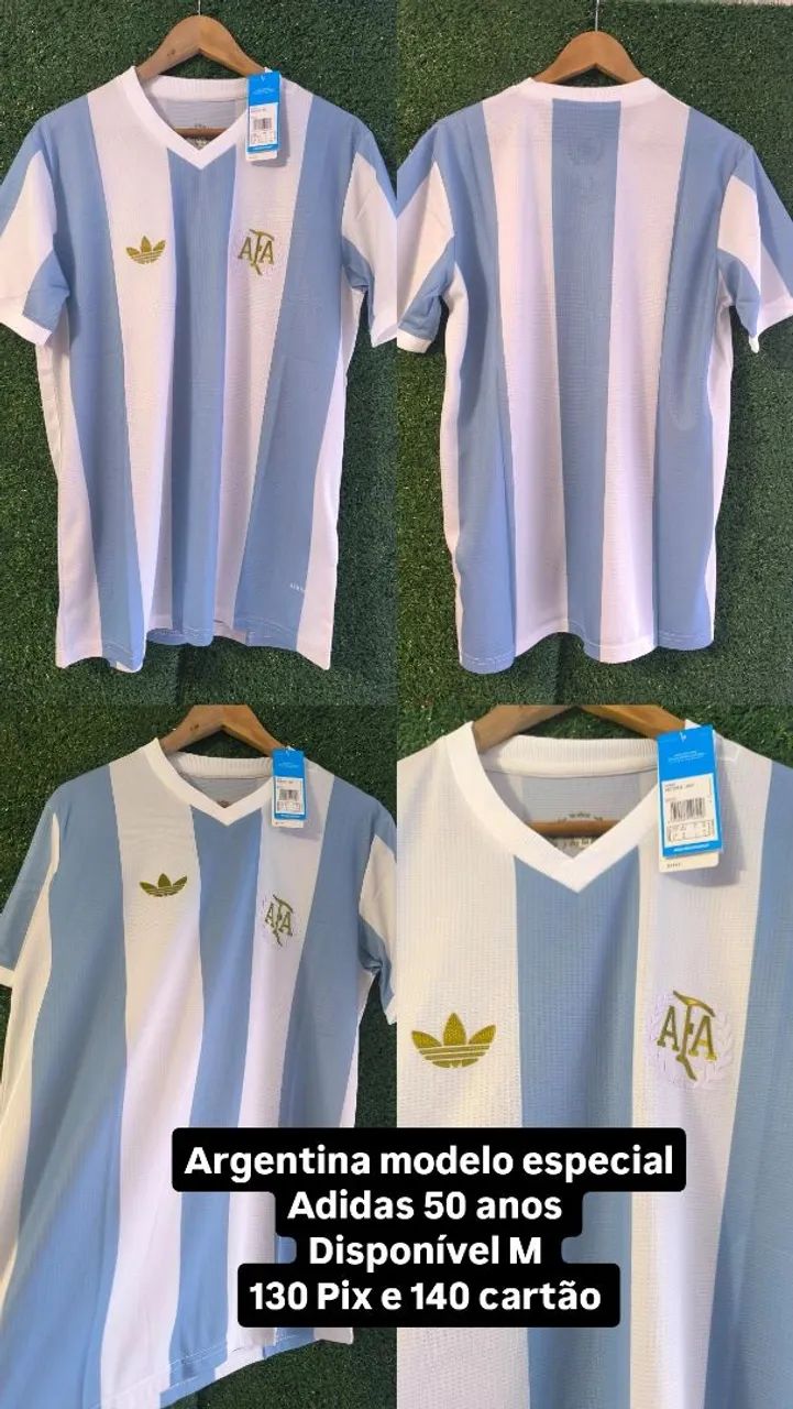 Camisa da Argentina Edição especial - Adidas 50 anos  - Foto 5