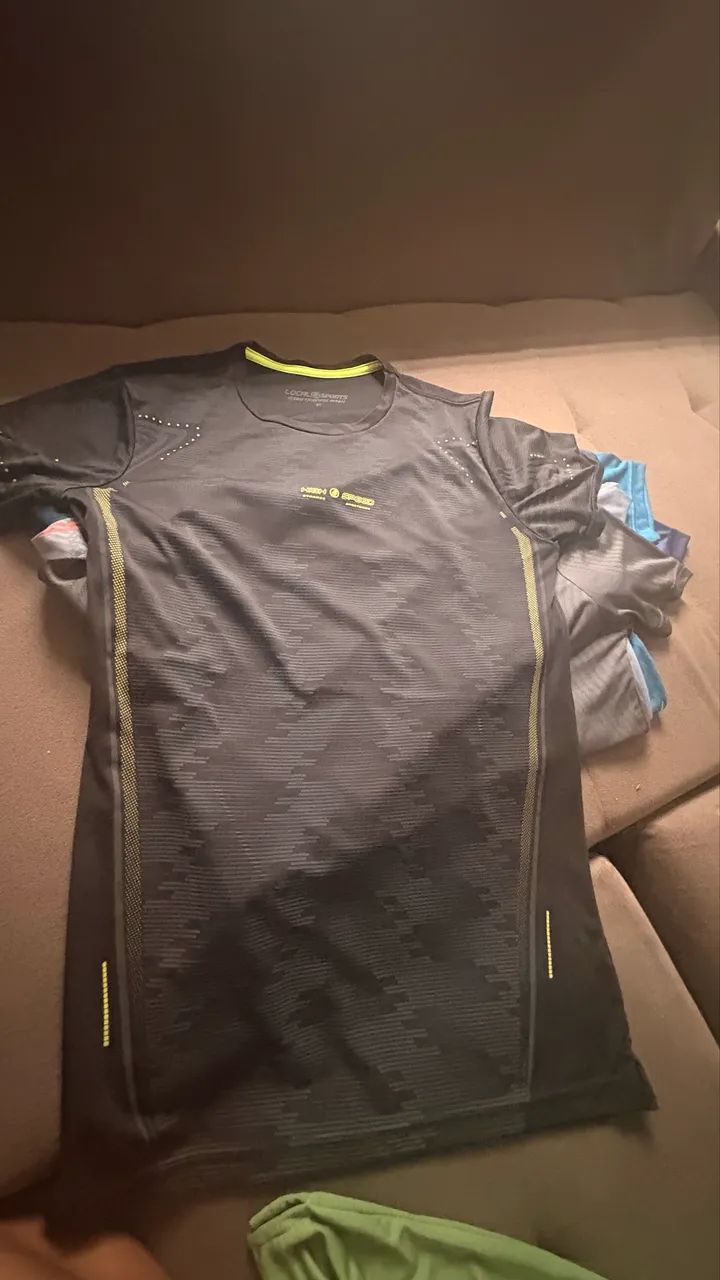 Kit camisetas P/treino 8 unidades  - Foto 3