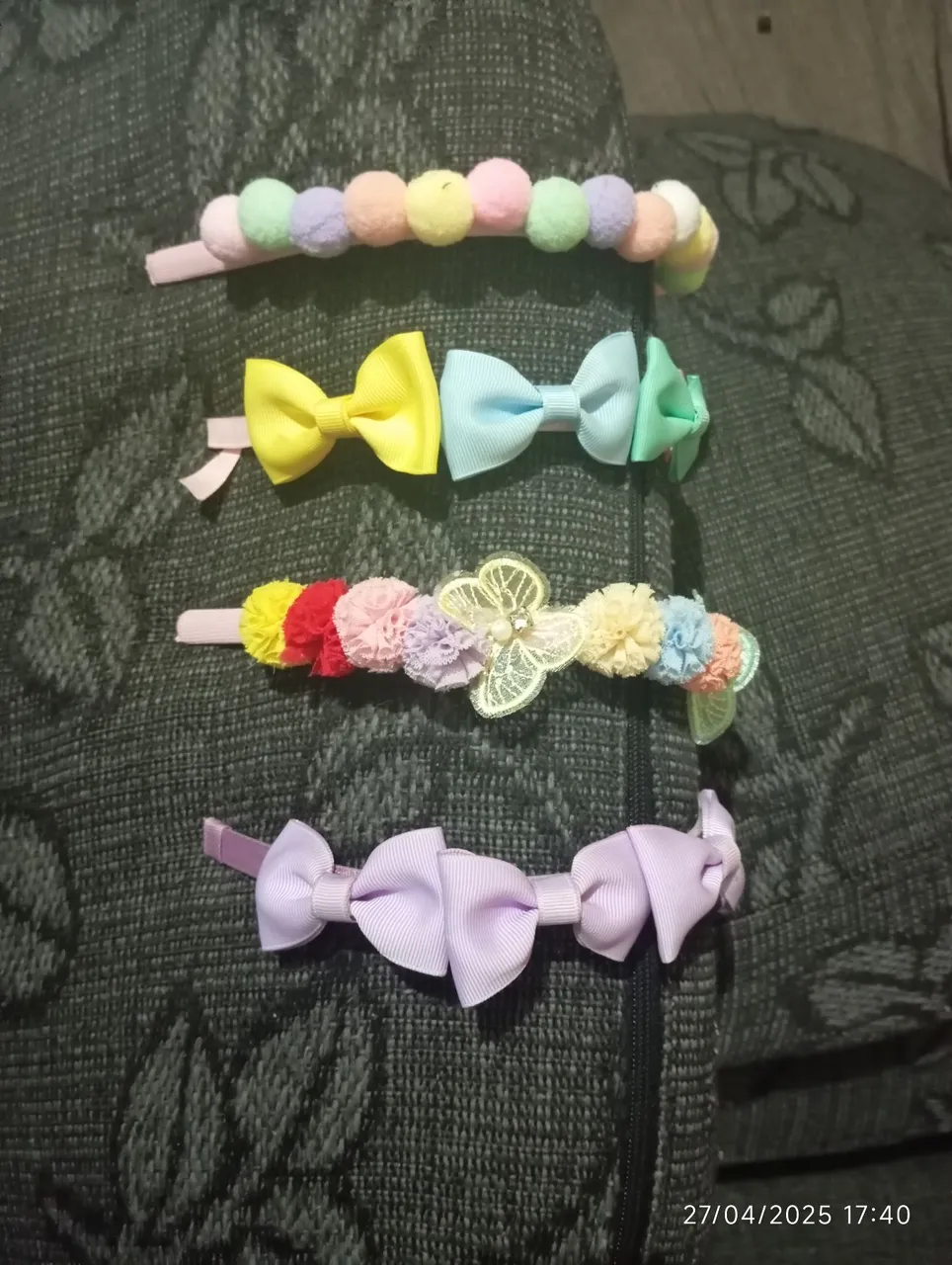 Acessórios de cabelo para meninas - 4 peças