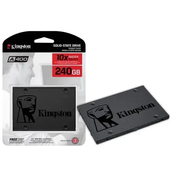 SSD 240g A400 Kingston Novo com garantia da Kingston