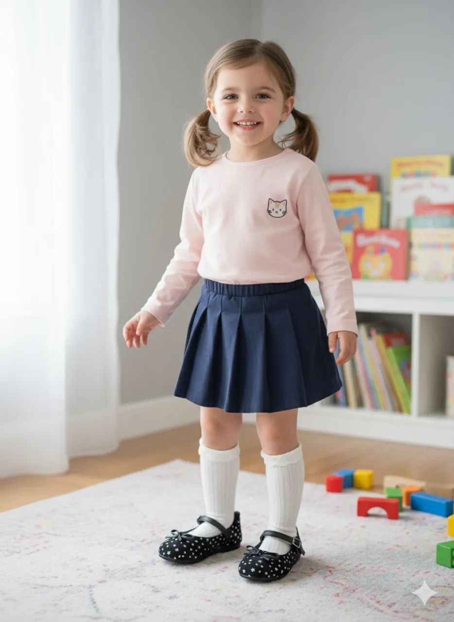 Sapatilha moleca aveludada  