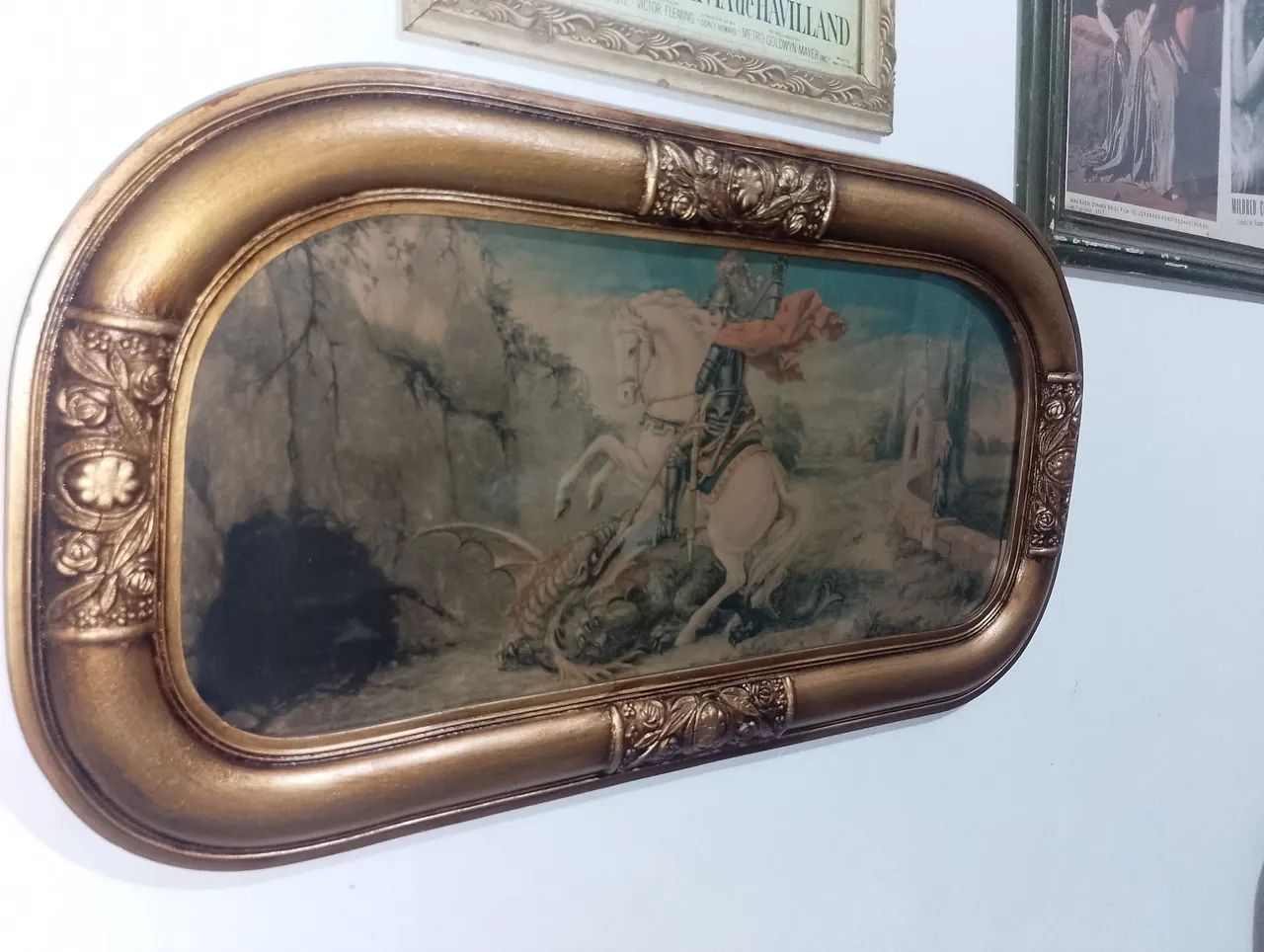 Quadro religioso São Jorge  - Foto 4