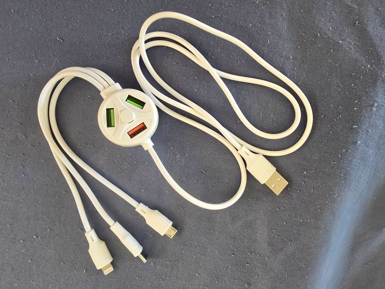 Cabo Carregador USB Universal 6 em 1