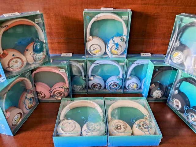 Headset Bluetooth Wireless Fone de Ouvido Infantil