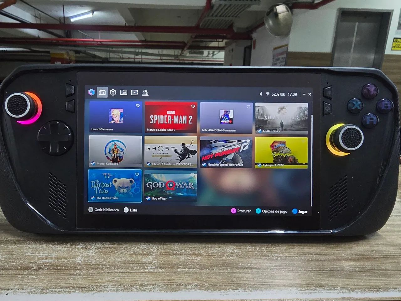 その他 ROG Ally X (2TB) Asus Rog Ally Z1 Extreme 2tb Ssd + Steamos + Dualboot + Windows +