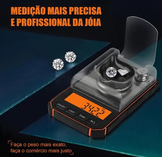 Balança de Alta Precisão Digital 0.001G a 50G - Foto 2