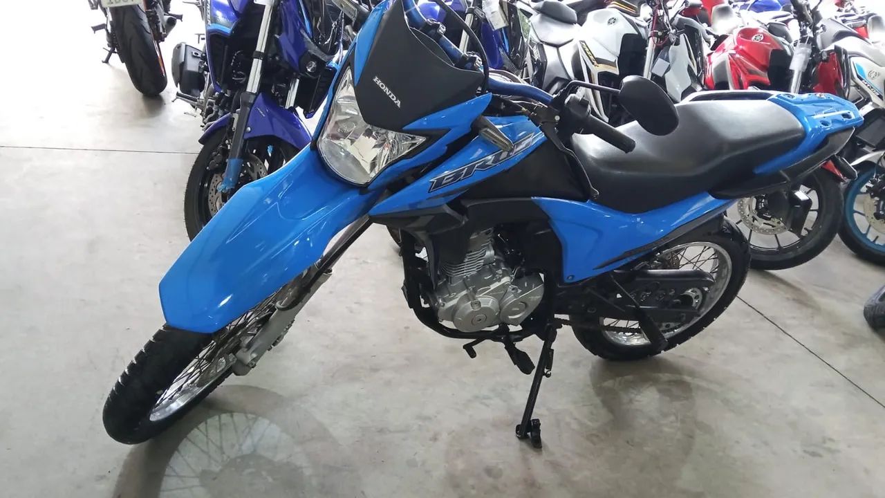 Bros 2016/17 azul - R$ - Foto 5