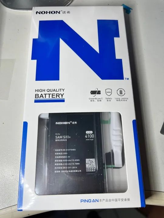 Bateria para Samsung Galaxy S10+ a melhor do mercado