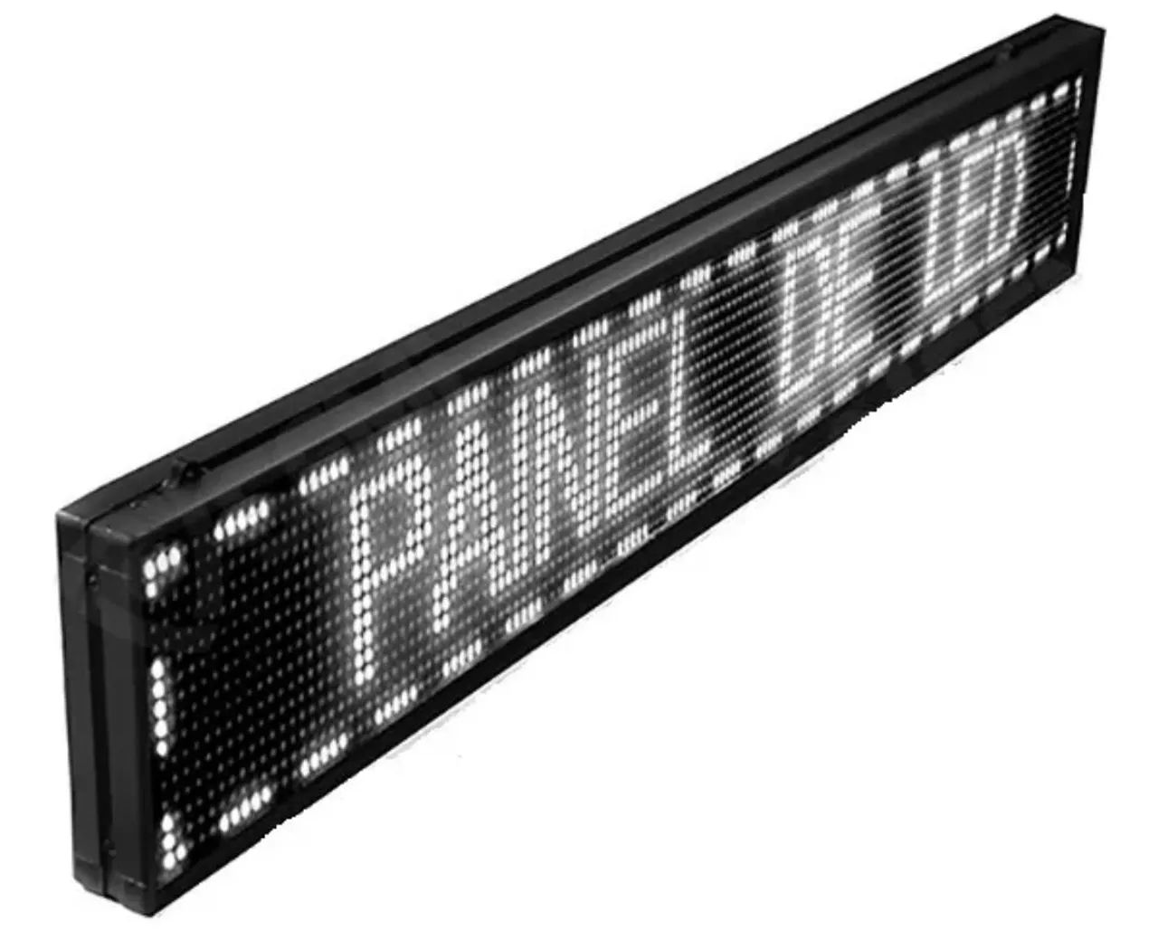 Painel LED 130x20 branco ( Honestidade e Qualidade é JK eletrônicos)